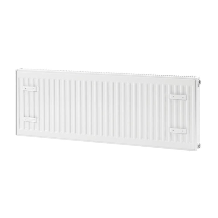 Radiateur eau chaude à double panneau plus Flomasta type 21 400 x 1000mm blanc