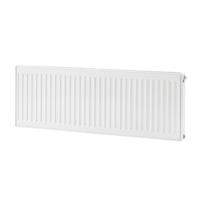 Radiateur eau chaude à double panneau plus Flomasta type 21 400 x 1000mm blanc