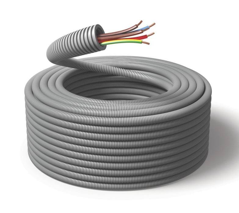 Pre-Wired 5G1.5 Flexible Conduit 20mm x 100m