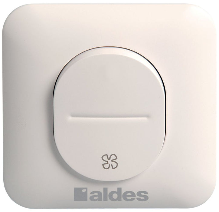 Aldes  0.2A -Gang  Control Switch White  with White Inserts