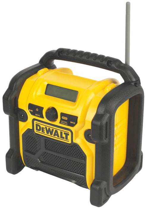 Radio de obra DAB+/FM DeWalt DCR021 10,8/14,4/18 V con batería XR de iones de litio - Sin accesorios