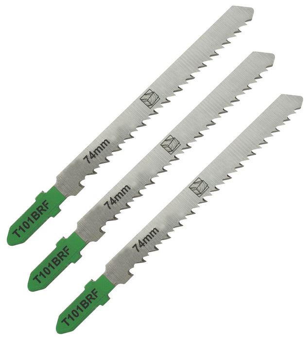 SJG30534 T101BRF Laminate Jigsaw Blades 100mm 3 Pack