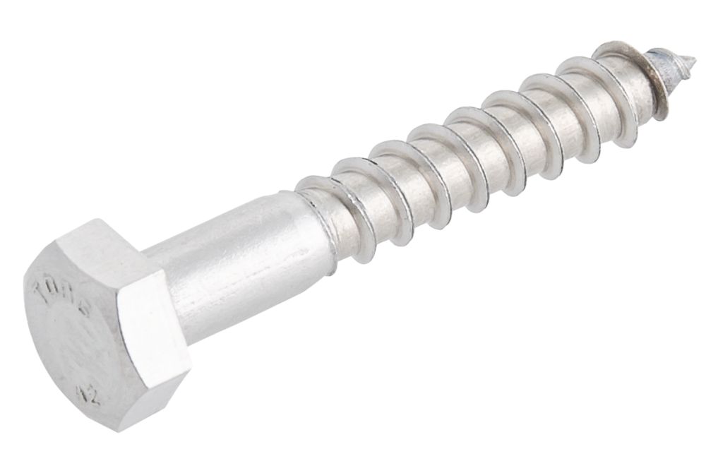 Easydrive  Hex Bolt Self-Tapping Coach Screws 6mm x 50mm 10 Pack