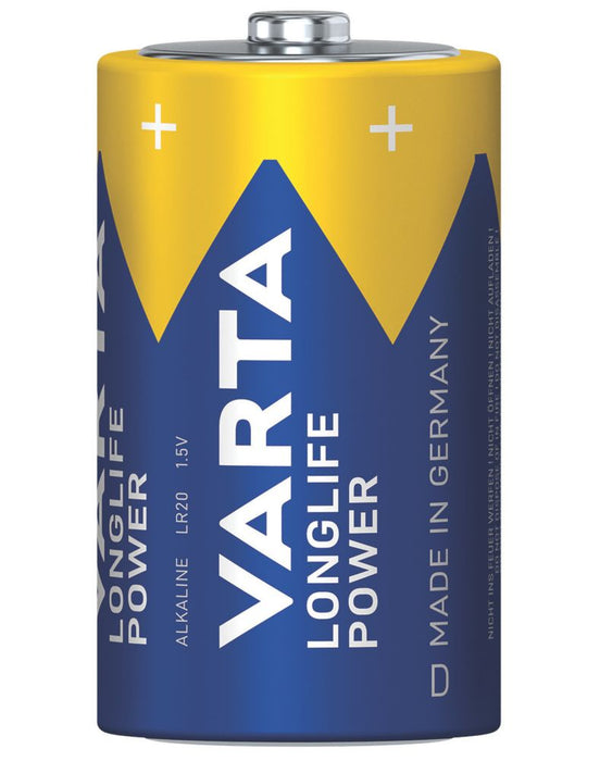 Varta Longlife Power D High Energy Batteries 6 Pack