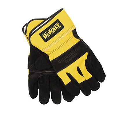 Rękawice takielarskie wysokiej jakości DeWalt DPG41L czarno-żółte L