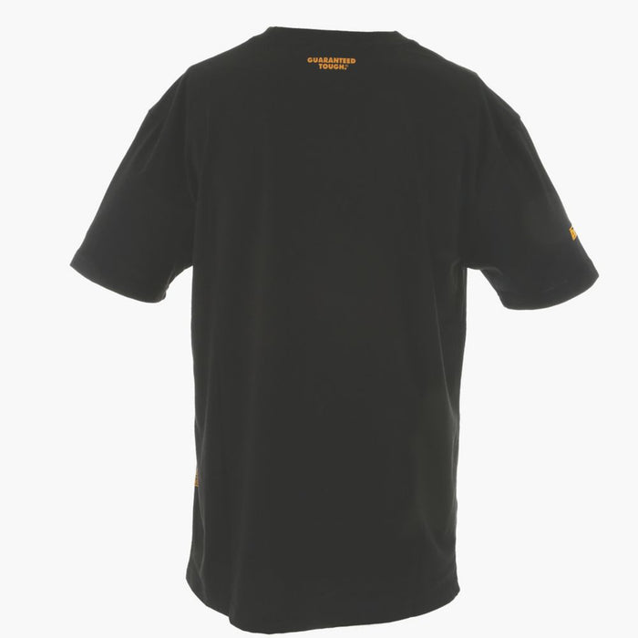 T-shirt 3D z krótkim rękawem DeWalt czarny M obwód klatki piersiowej 99–104 cm