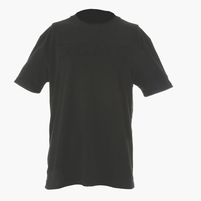 T-shirt 3D z krótkim rękawem DeWalt czarny M obwód klatki piersiowej 99–104 cm