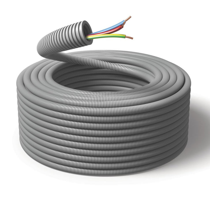 Pre-Wired 3G2.5 Flexible Conduit 20mm x 100m