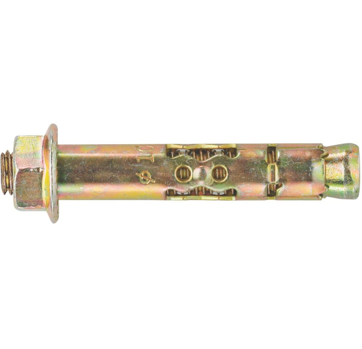 Rawlplug Rawlok Sleeve Anchors Zinc-Plated & Yellow-Passivated 10mm x 75mm M8 50 Pack
