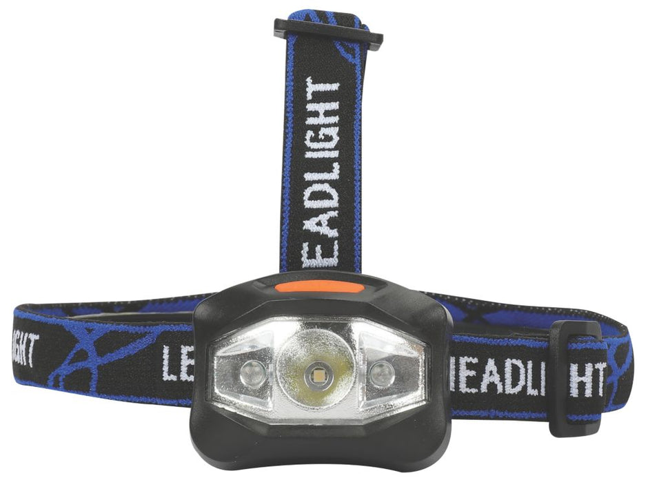 Diall   LED Head Torch Black 120lm