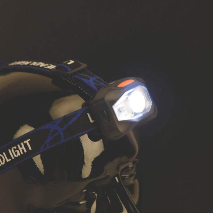 Diall   LED Head Torch Black 120lm