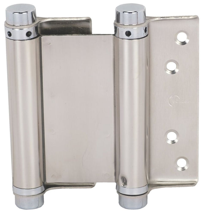 Eclipse Satin Stainless Steel  Spring Hinges 103mm x 43mm 2 Pack