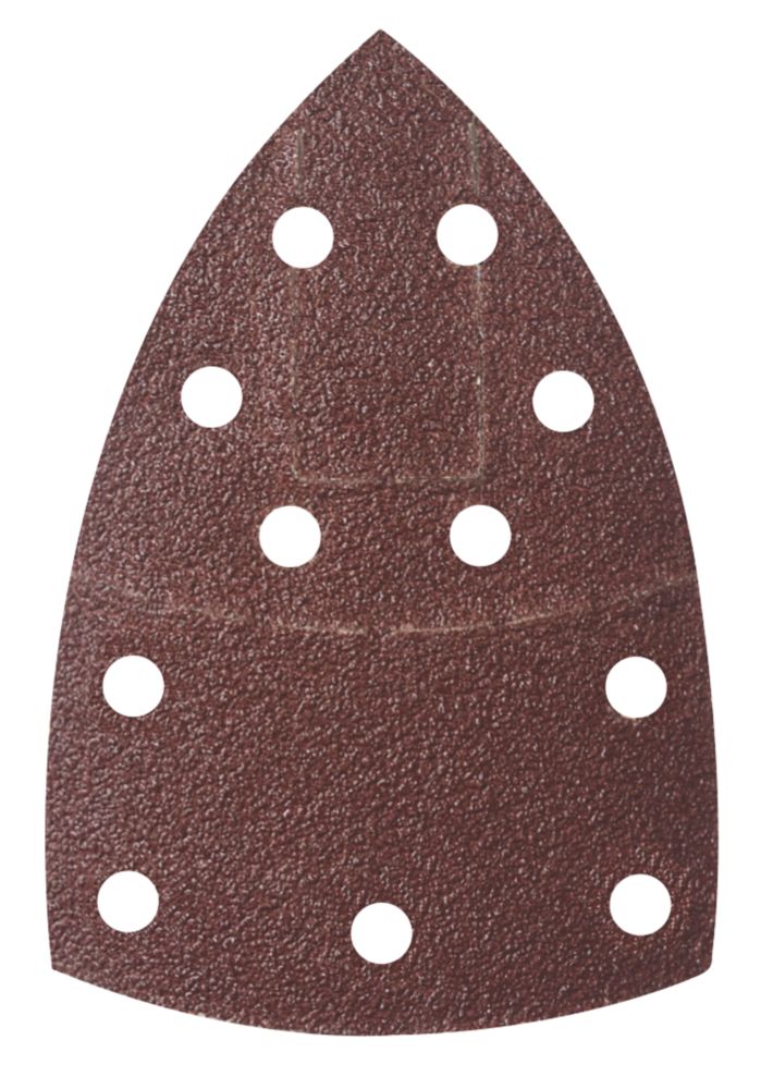 Sanding Sheet Punched 150 x 100mm 40 Grit 5 Pack — Screwfix EU