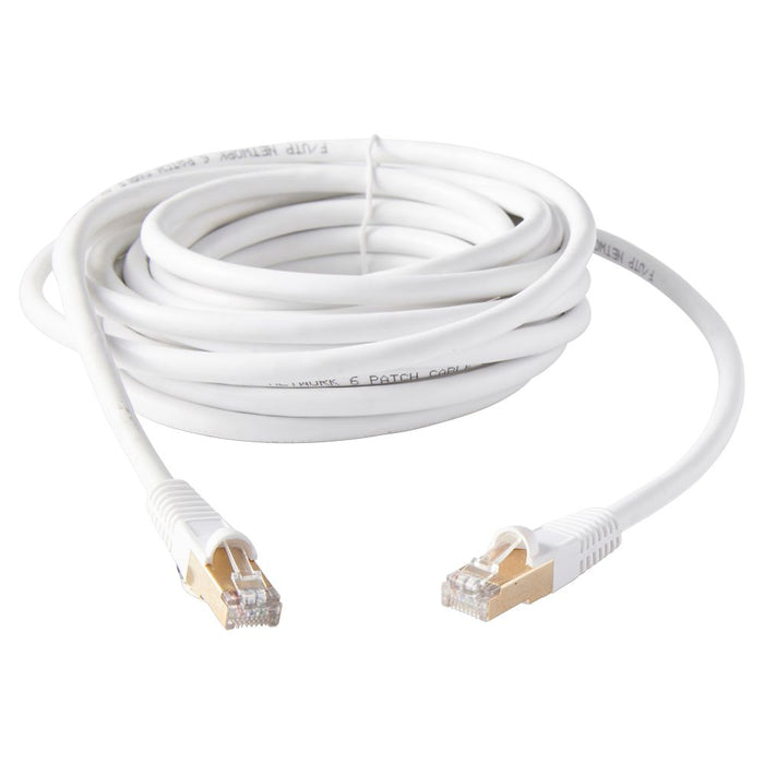 Cable Ethernet RJ45 Cat 6 sin apantallar, blanco, 5 m