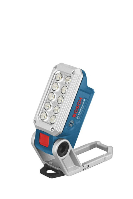 Bezprzewodowa lampa robocza LED Bosch GLIDECILED zasilana akumulatorem litowo-jonowym 12V — samo urządzenie