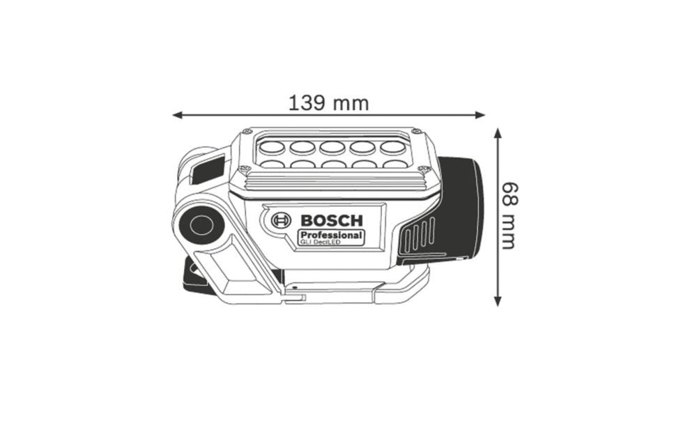 Bosch GLIDECILED 12V Li-Ion  Cordless LED Work Light - Bare