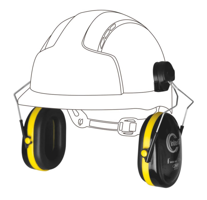 JSP InterGP, protectores auditivos para montaje en casco de seguridad, SNR de 26 dB