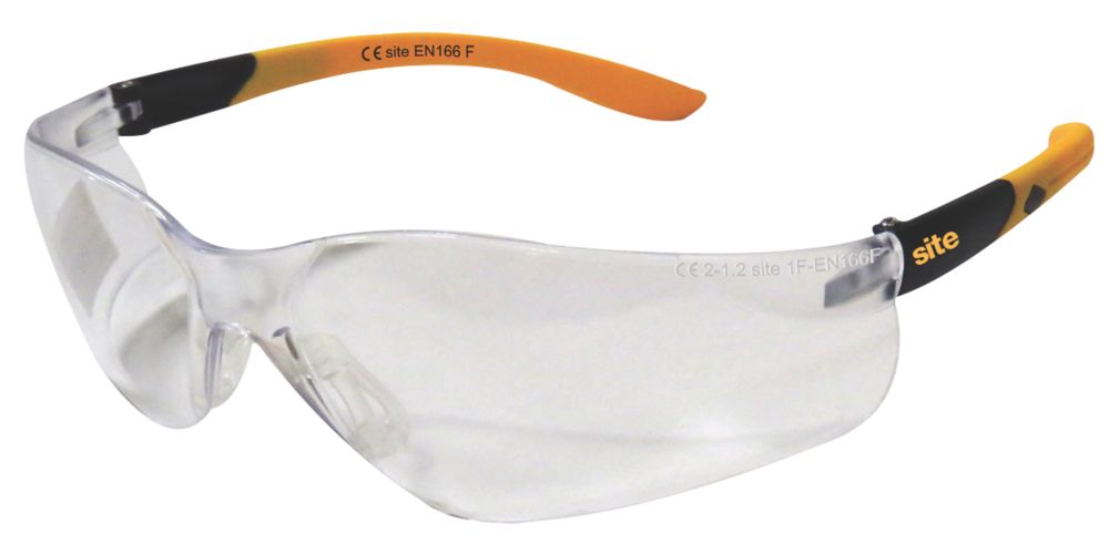 Site SEY230 Clear Lens Safety Specs