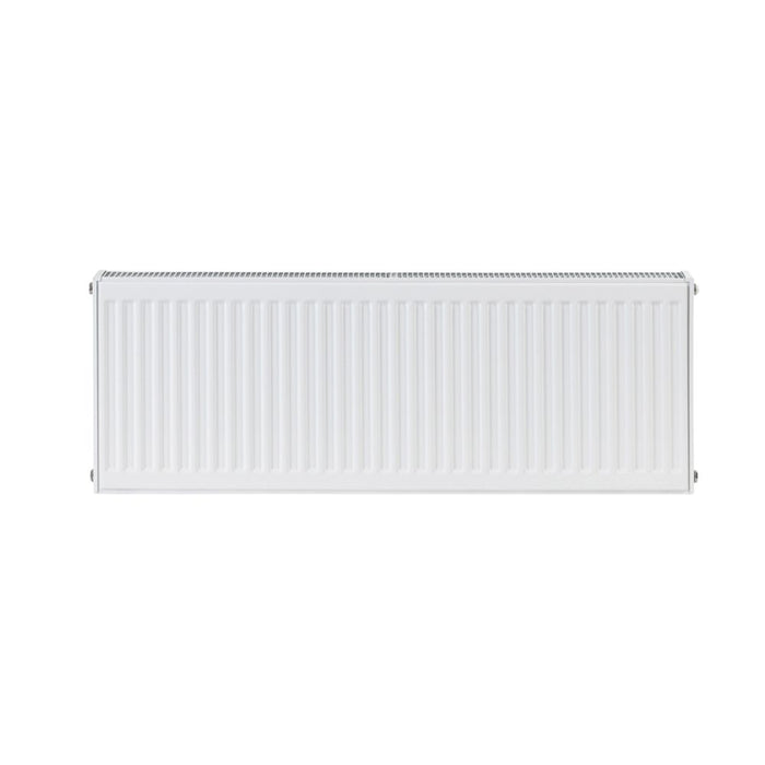 Radiateur eau chaude à double panneau Flomasta type 22 400 x 1200mm blanc