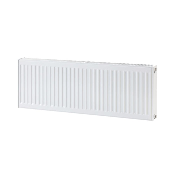 Radiateur eau chaude à double panneau Flomasta type 22 400 x 1200mm blanc