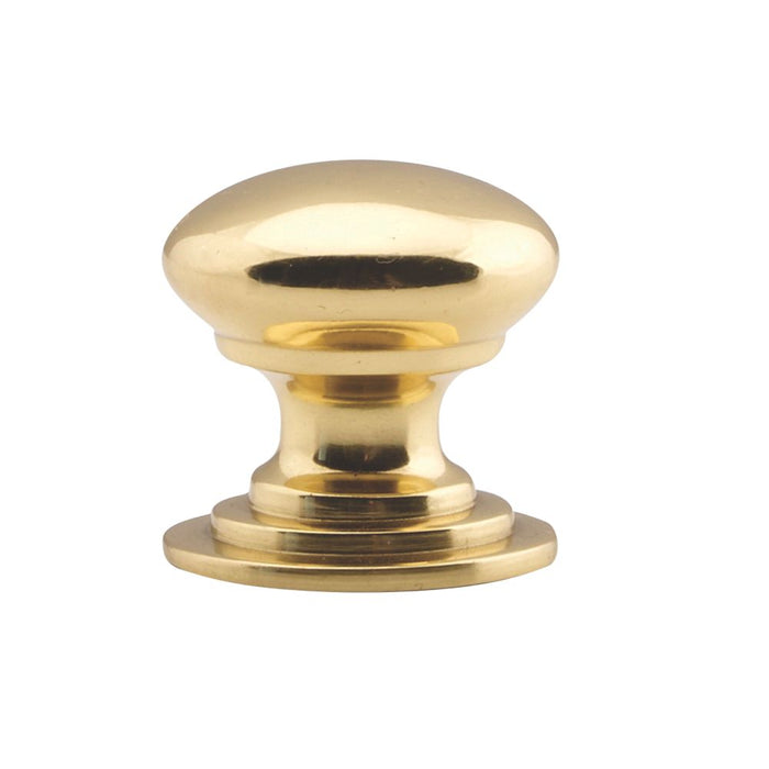 Gałka meblowa wiktoriańska Carlisle Brass mosiądz polerowany 25 mm