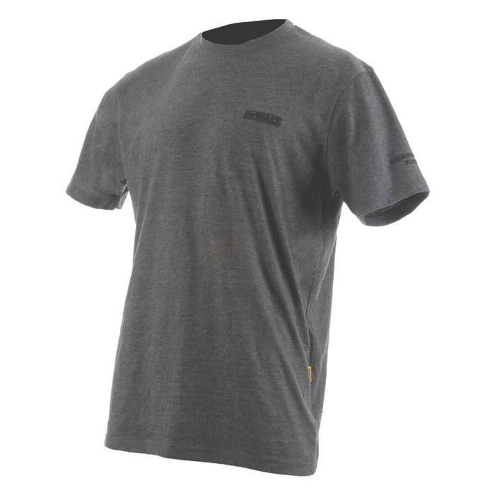 T-shirt z krótkim rękawem DeWalt Typhoon czarno-szary XL obwód klatki piersiowej 115–120 cm