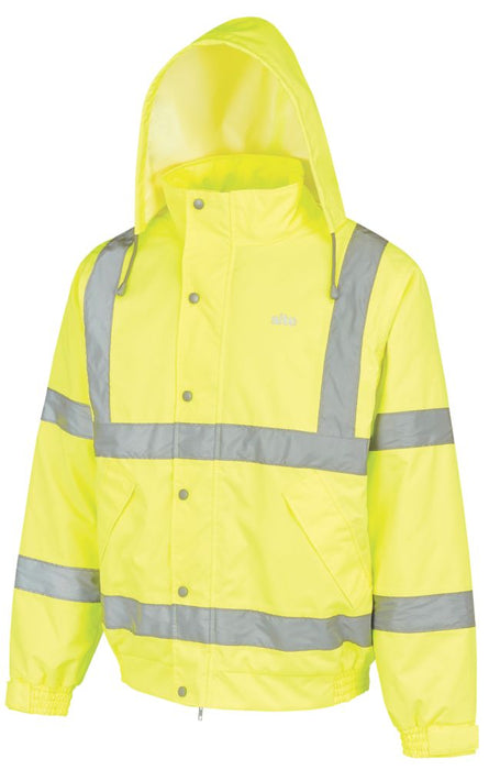 Site Battell, chaqueta de alta visibilidad, amarillo, talla L (pecho 52")