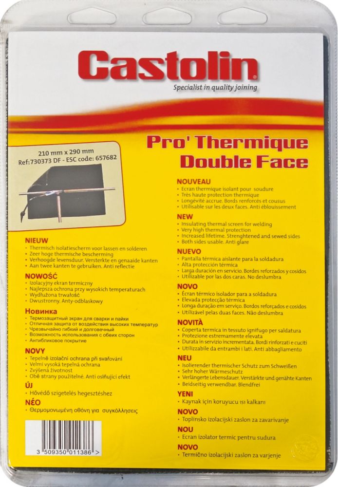 Castolin Pro-Thermique Double Sided Thermal screen 210 x 290mm ...