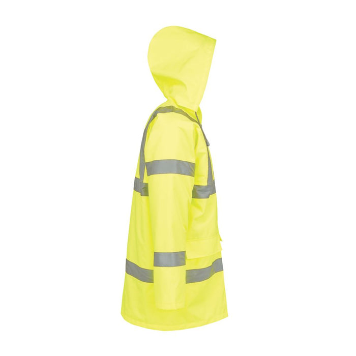 Blouson haute visibilité Site Shackley jaune taille XL, tour de poitrine 58"