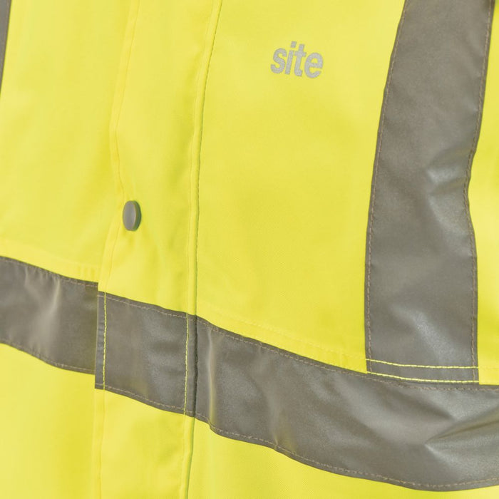 Site Shackley, chaqueta de alta visibilidad, amarillo, talla XL (pecho 58")