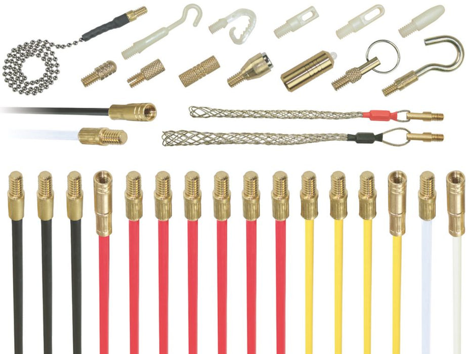 All Set Rod Super Rod Mega Set Cable Rods 16m 29 Pieces — Screwfix EU