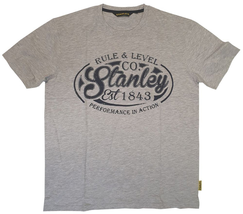 Stanley Benton, camisetas de manga corta, 1 negro, 1 azul y 1 gris, talla L (pecho 45"), juego de 3 unidades