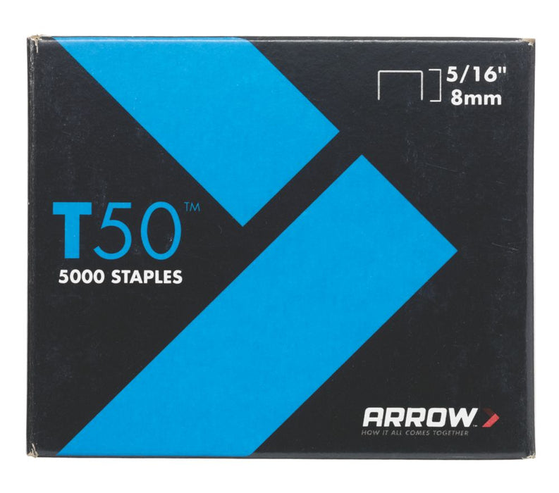 5 000 agrafes à usage intensif galvanisées Arrow 6 x 10mm