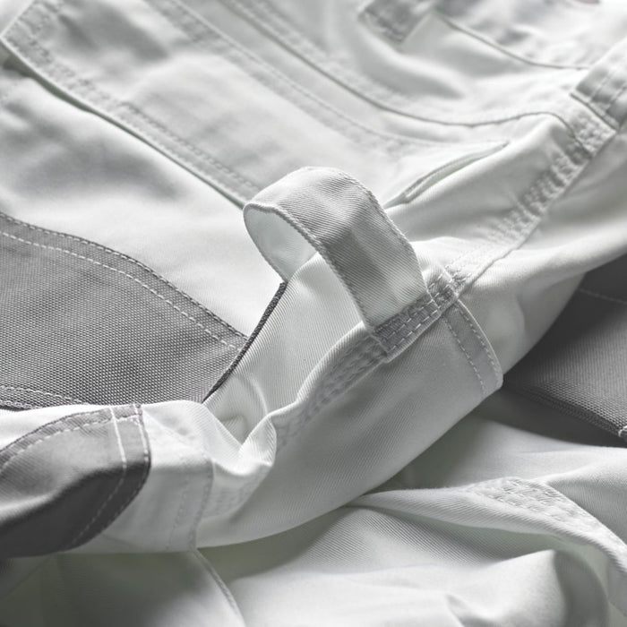 Site Jackal, pantalón de trabajo, blanco/gris (cintura 36", largo 32")