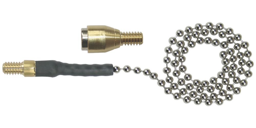 Super Rod - Herramienta para tender cables con cadena e imán, 2 piezas