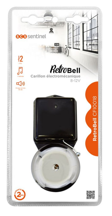 Dzwonek bezprzewodowy wtyczkowy SCS Sentinel Ecobell 100 biały