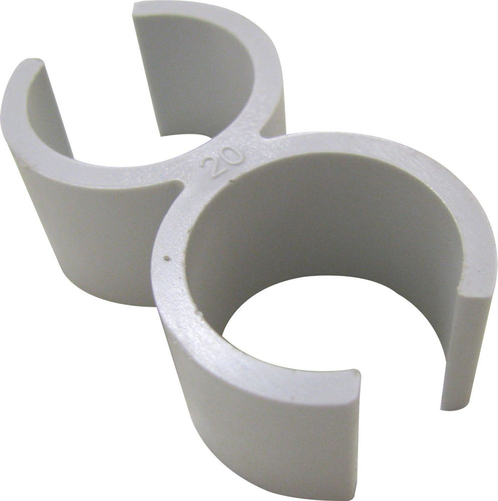 ING Fixation Round 20mm Ring Conduit Clips 10 Pack — Screwfix EU