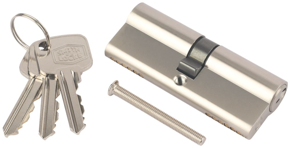 Smith & Locke 6-Pin Euro Cylinder 30-30 (60mm) Nickel