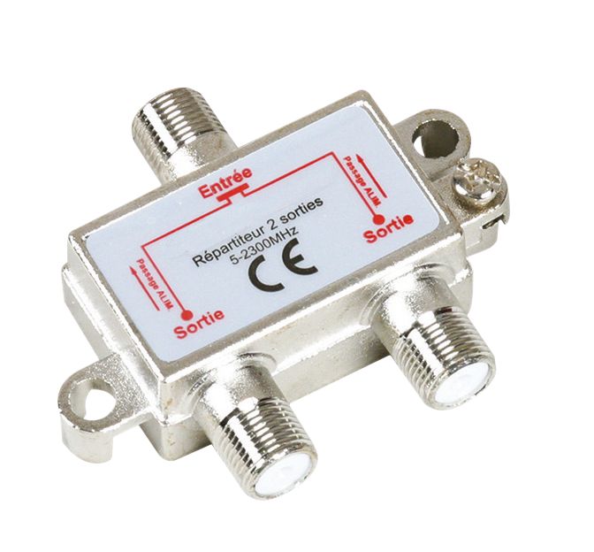 Optex Indoor 2Way Splitter — Screwfix EU