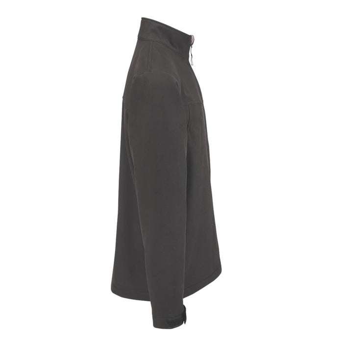 Site Harlin, chaqueta softshell, negro, talla M (pecho 46")