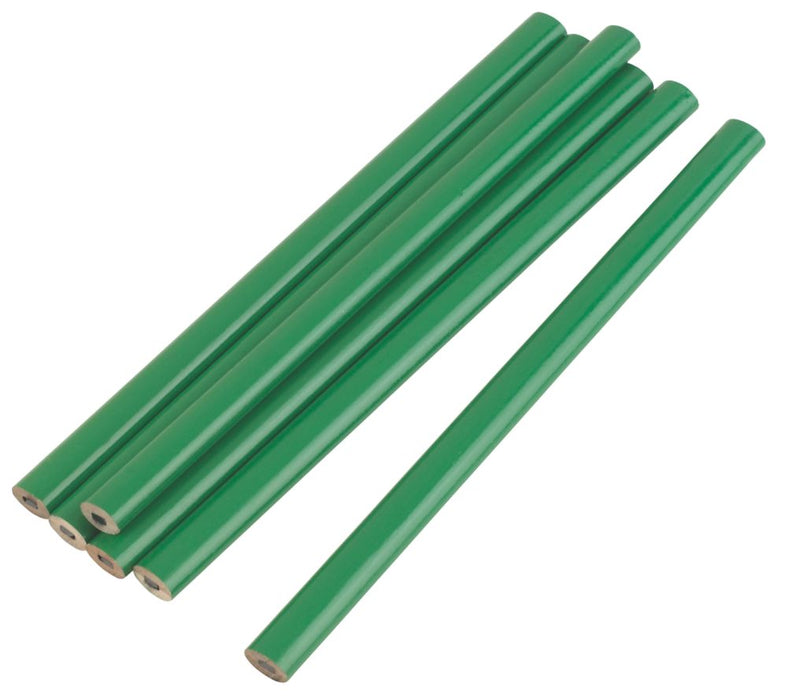 6 lápices de albañilería 4H de 175 mm