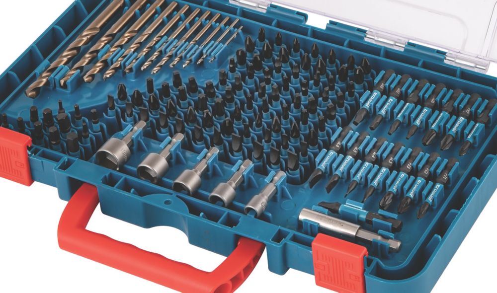 Erbauer M35 HSS  Straight & Hex Shank Power Tool Accessories Set 120 Pieces