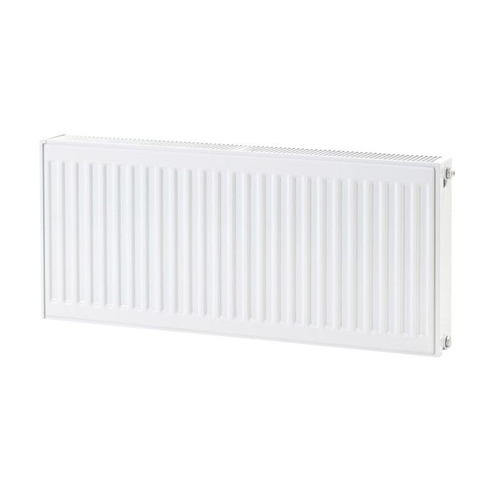 Radiateur eau chaude à double panneau Flomasta type 22 400 x 1000mm blanc