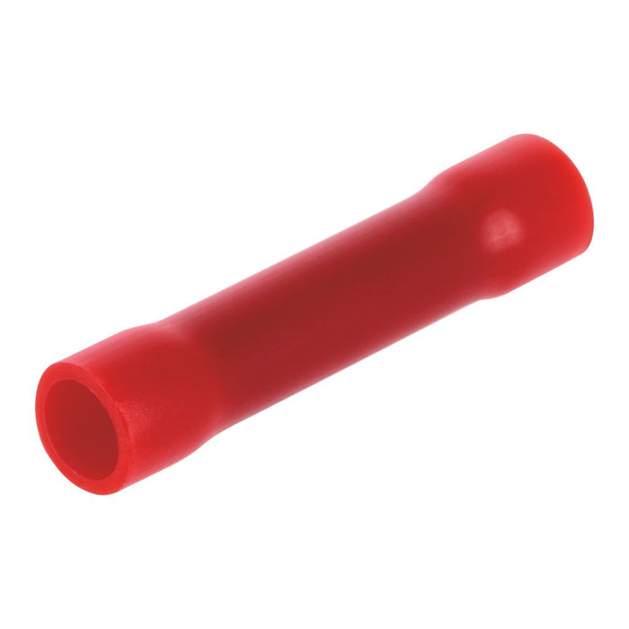 Klauke - Pack de 100 fundas de empuje a presión (macho), con aislamiento, rojo, 1,8 mm