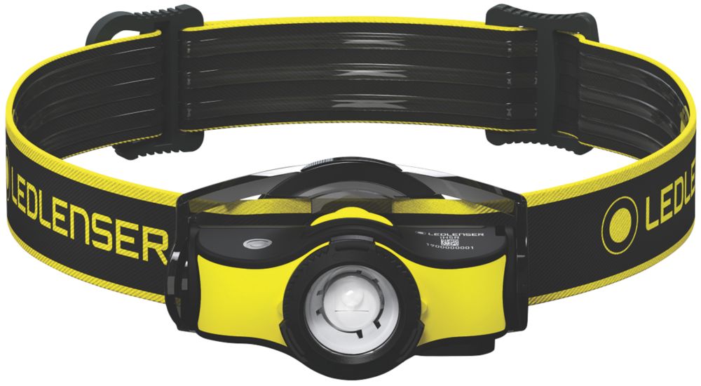 LEDlenser IH5R Rechargeable LED Head Torch BlackYellow 400lm