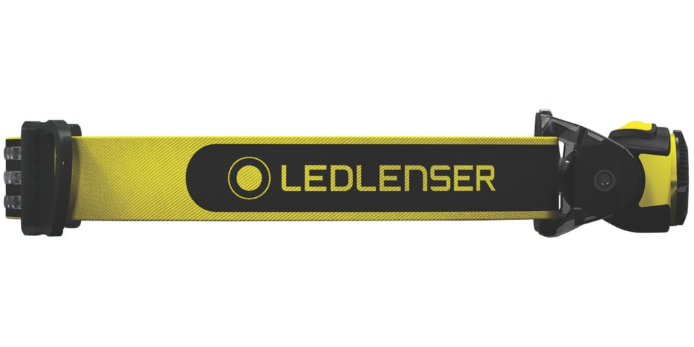 Lampe frontale à LED rechargeable LEDlenser IH5R noir/jaune 400lm