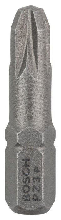 Bosch, puntas para destornillador PZ3 con vástago hexagonal de 1/4" de 25 mm, pack de 3