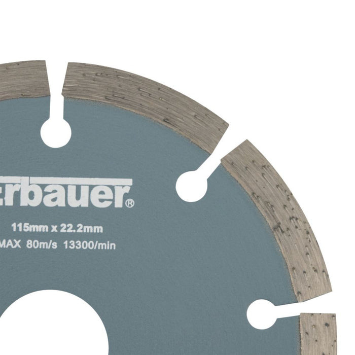 Erbauer  Masonry Segmented Diamond Cutting Blade 115 x 22.2mm