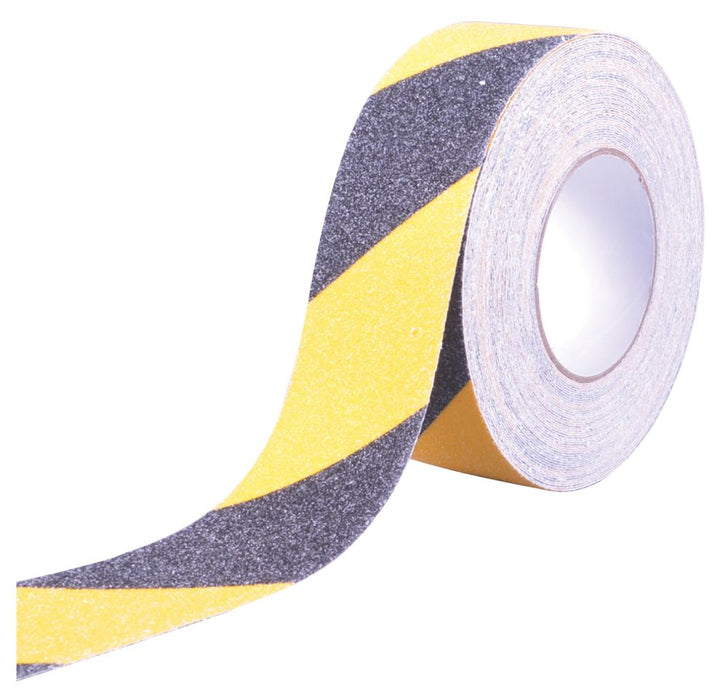 Anti-Slip Tape Black  Yellow 18m x 50mm