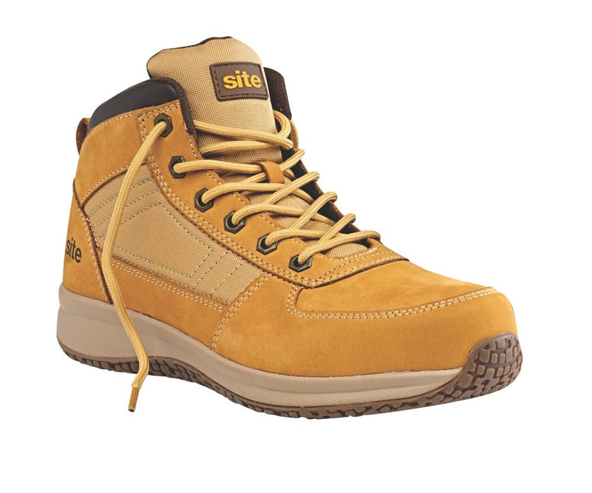 Site Sandstone   Safety Trainer Boots Wheat Size 8
